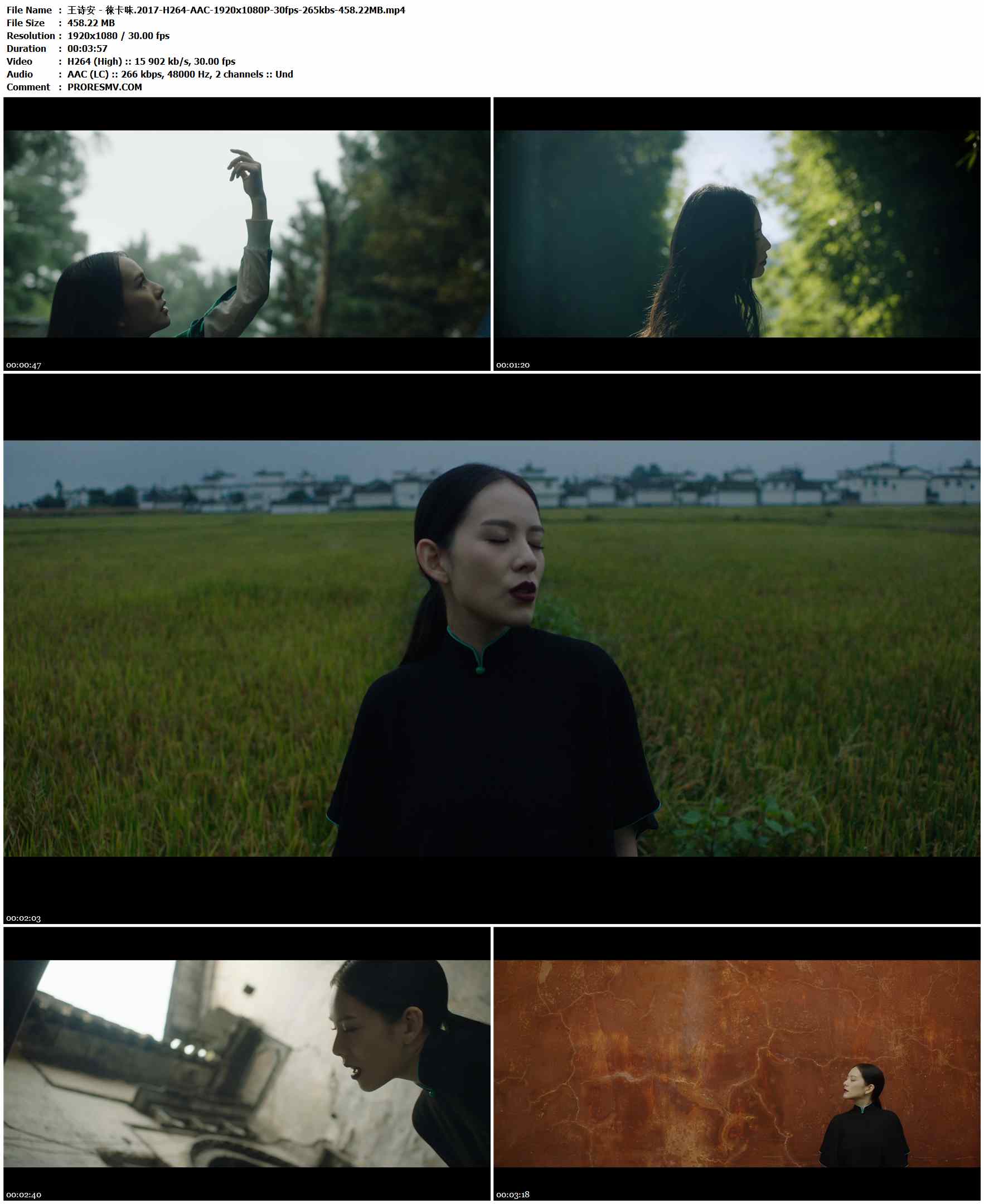 王诗安 - 徠卡味.2017-H264-AAC-1920x1080P-30fps-265kbs-458.22MB官方MV_高清MV